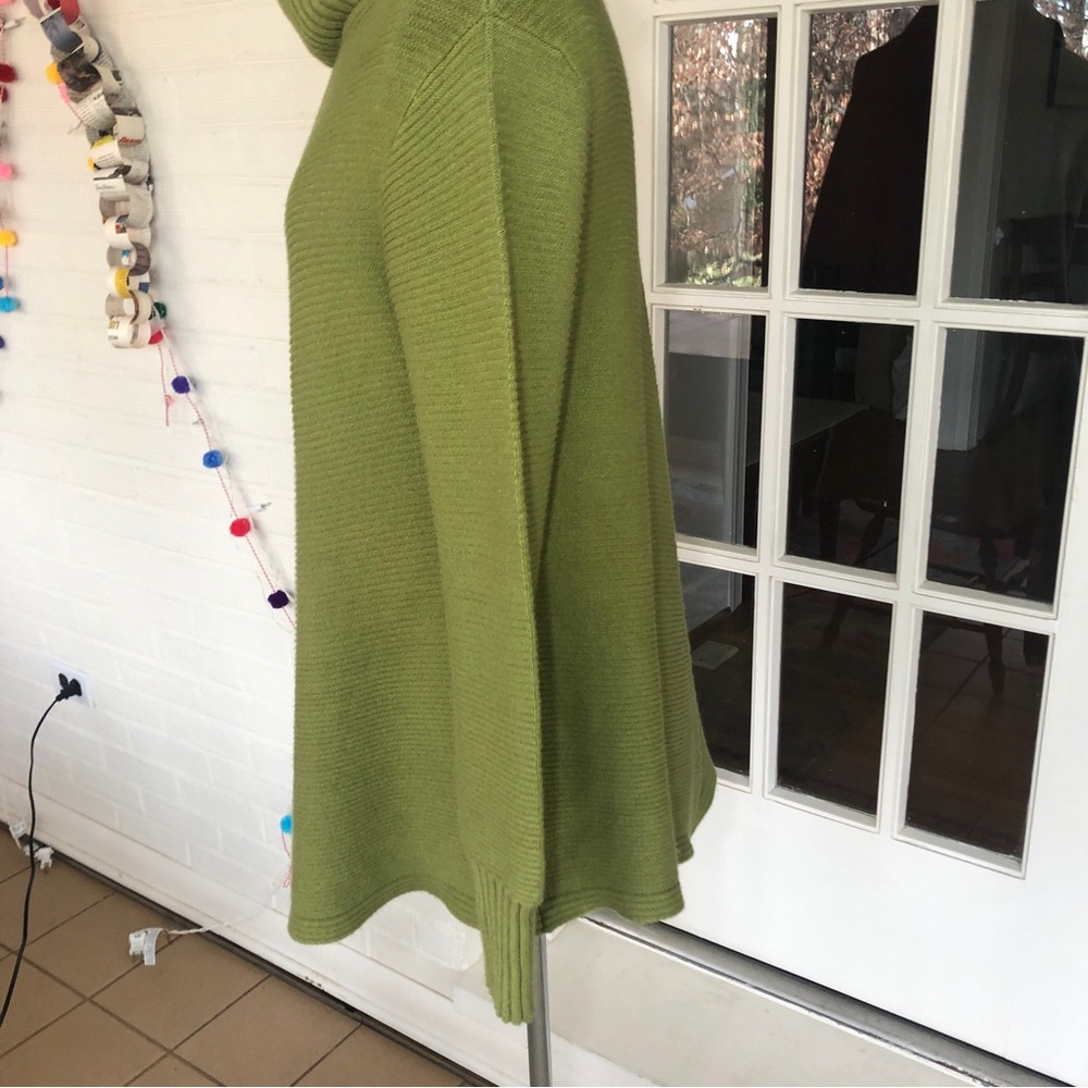 Renuar Green Cowl Neck Sweater Tunic Large - Picture 5 of 9